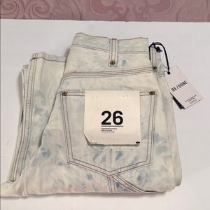 Re/Done 70s Ultra High Rise Stove Pipe Jeans